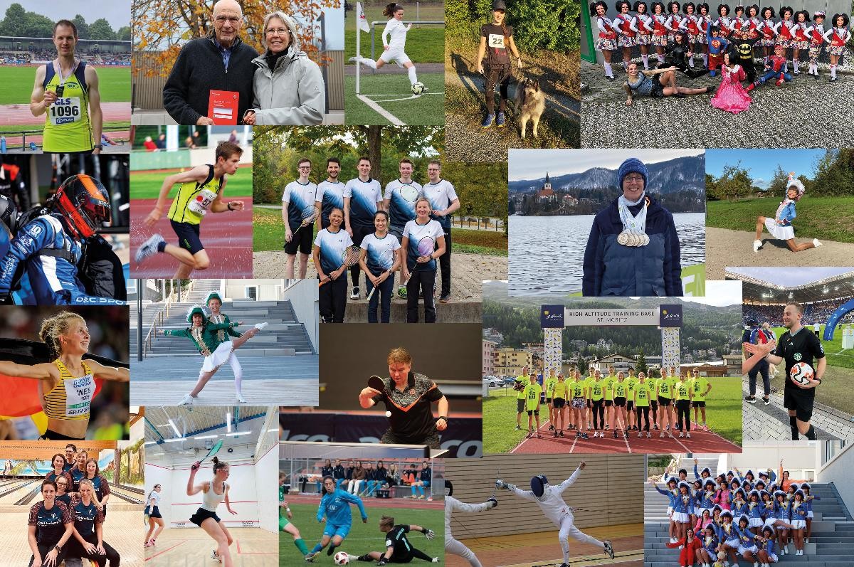 Fotos aus der Broschüre für das Sportlerjahr 2022