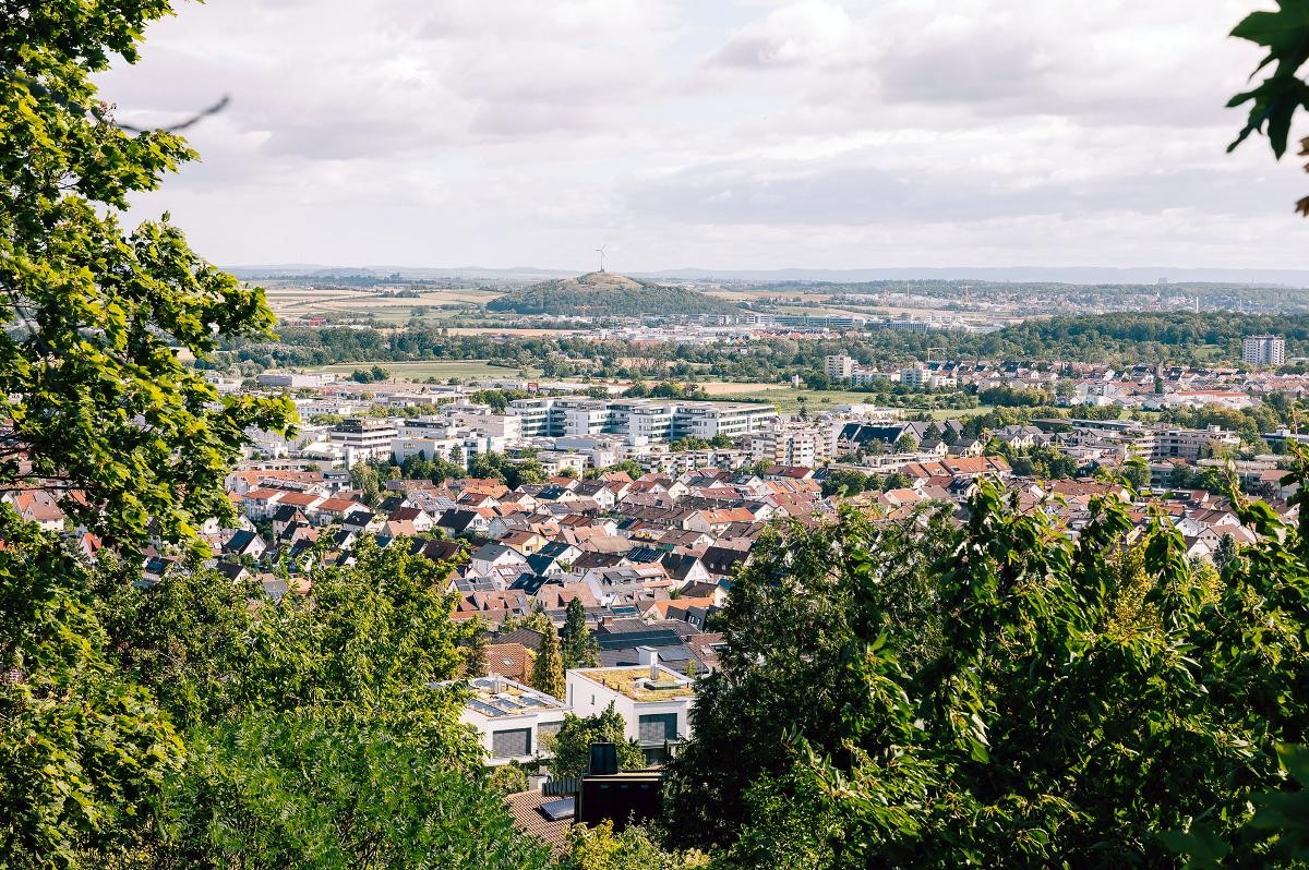 Blick auf Gerlingen