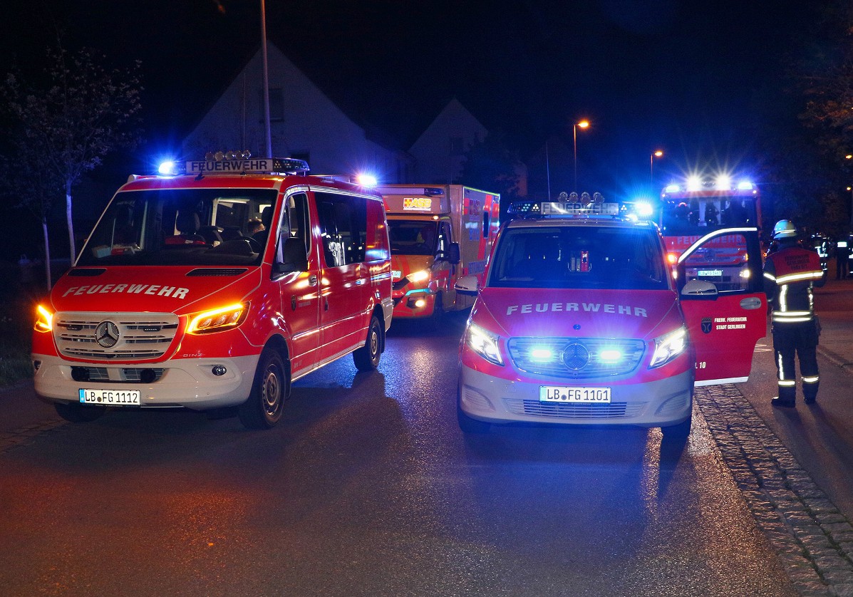 Feuerwehrautos der Stadt Gerlingen