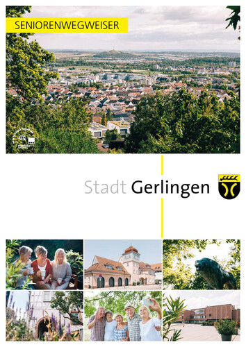 Deckblatt des Flyers Seniorenwegweiser Deckblatt des Flyers Seniorenwegweiser